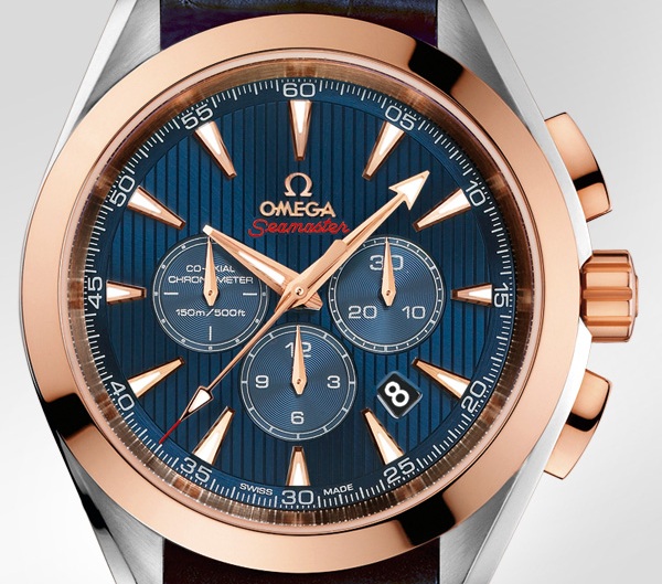 Omega Seamaster Olympic Red Gold Face